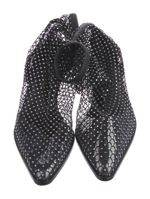 Tamara Mellon Mesh Crystal Embellishments Pumps