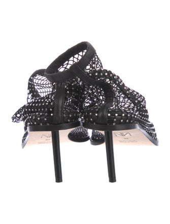 Tamara Mellon Mesh Crystal Embellishments Pumps