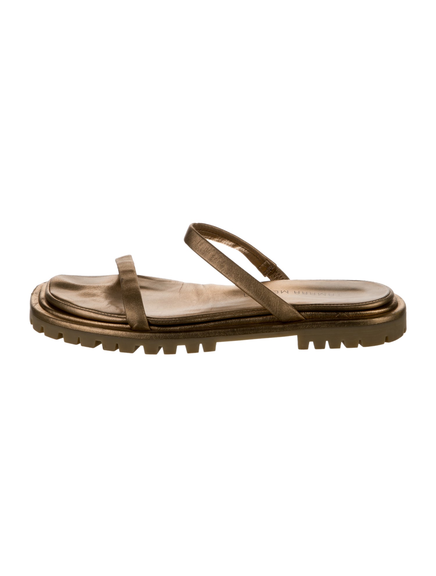 Tamara Mellon Leather Slides