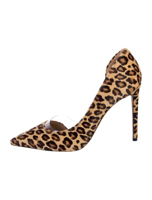 Tamara Mellon Ponyhair Animal Print D'Orsay Pumps