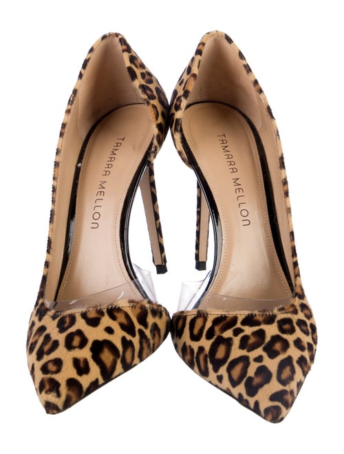 Tamara Mellon Ponyhair Animal Print D'Orsay Pumps