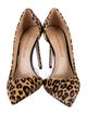 Tamara Mellon Ponyhair Animal Print D'Orsay Pumps