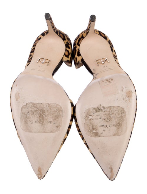 Tamara Mellon Ponyhair Animal Print D'Orsay Pumps