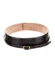 Tamara Mellon Wide Embossed Leather Waist Belt