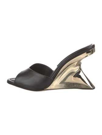 Tamara Mellon Leather Slides