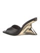 Tamara Mellon Leather Slides