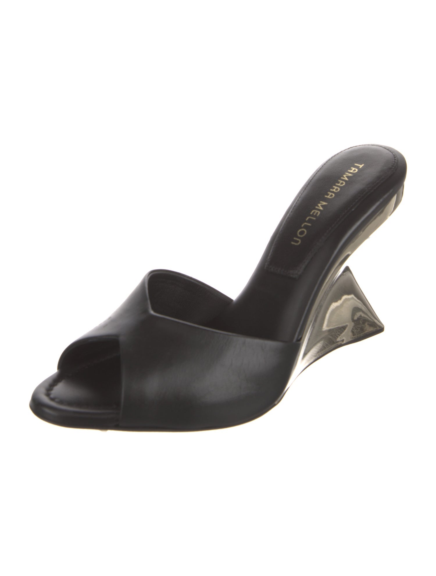 Tamara Mellon Leather Slides