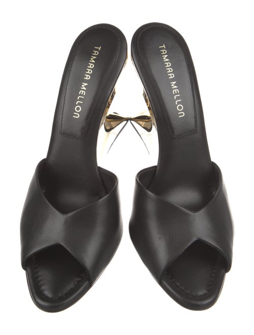 Tamara Mellon Leather Slides