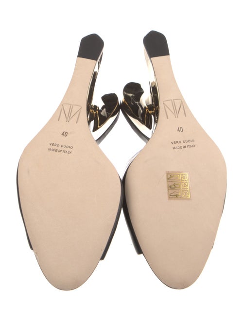 Tamara Mellon Leather Slides