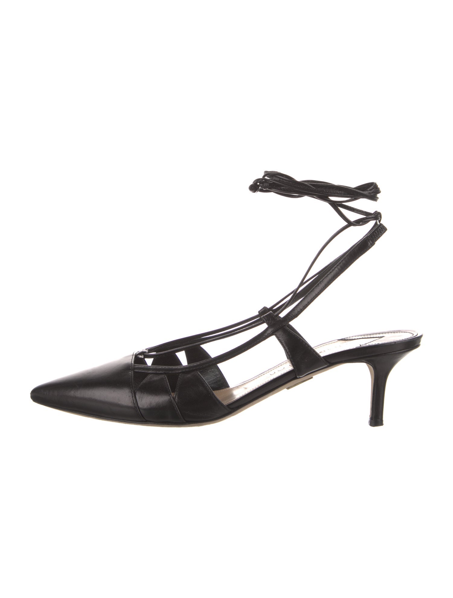 Tamara Mellon Leather Slingback Pumps
