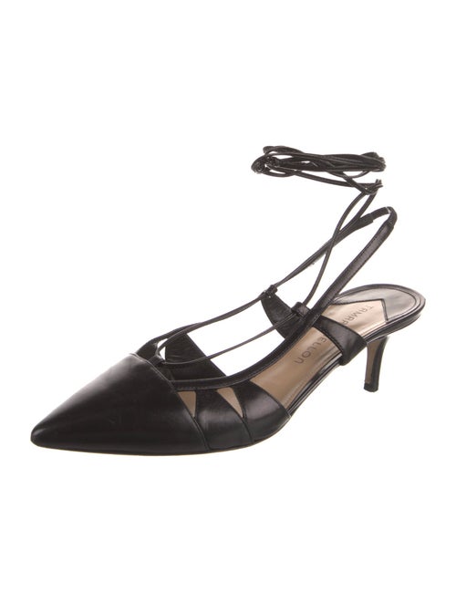 Tamara Mellon Leather Slingback Pumps