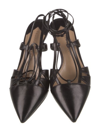 Tamara Mellon Leather Slingback Pumps