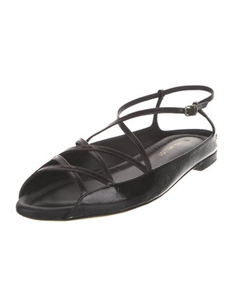 Tamara Mellon Patent Leather Slingback Sandals
