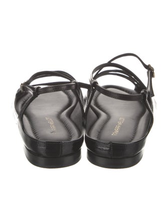 Tamara Mellon Patent Leather Slingback Sandals