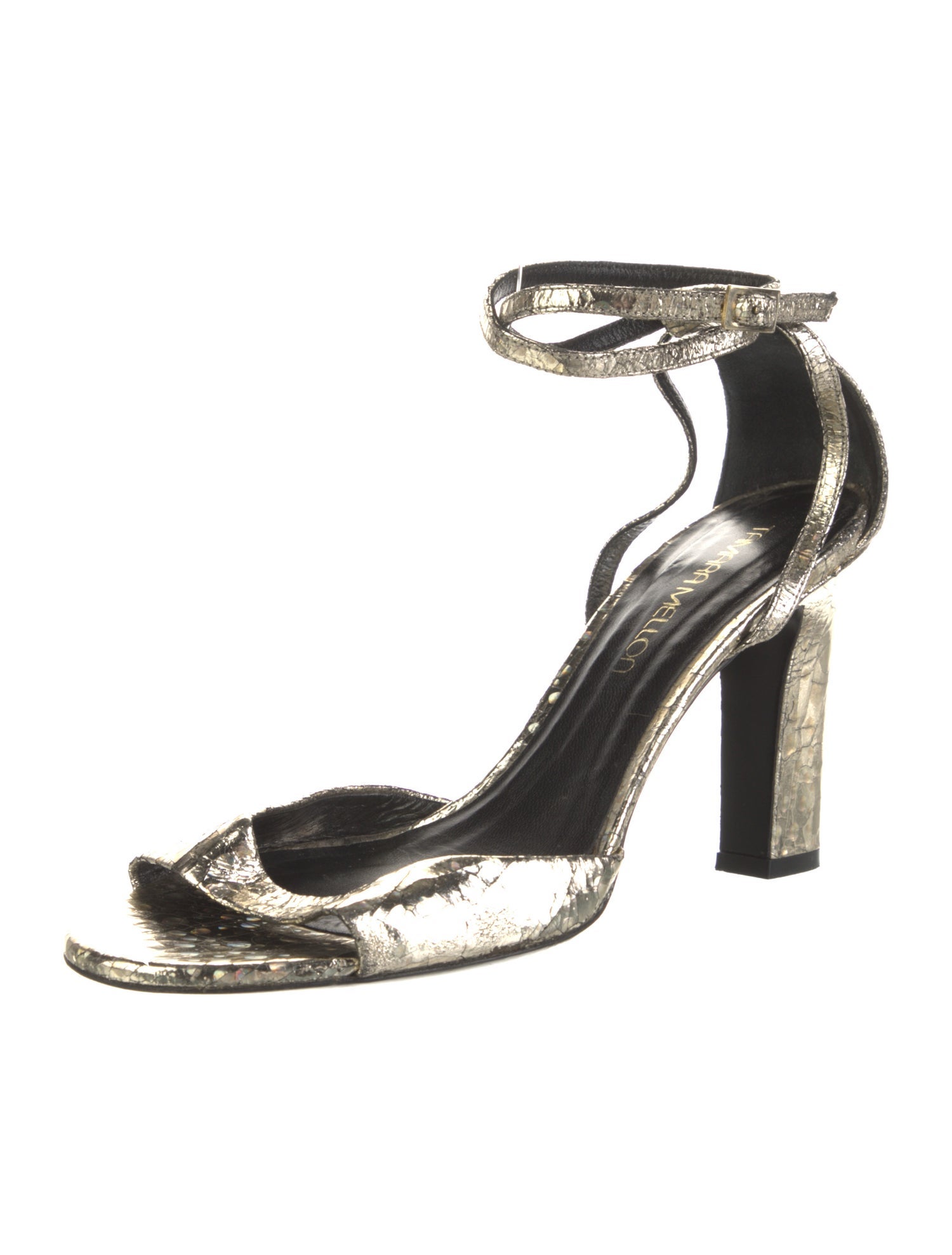 Tamara Mellon Leather Animal Print Sandals