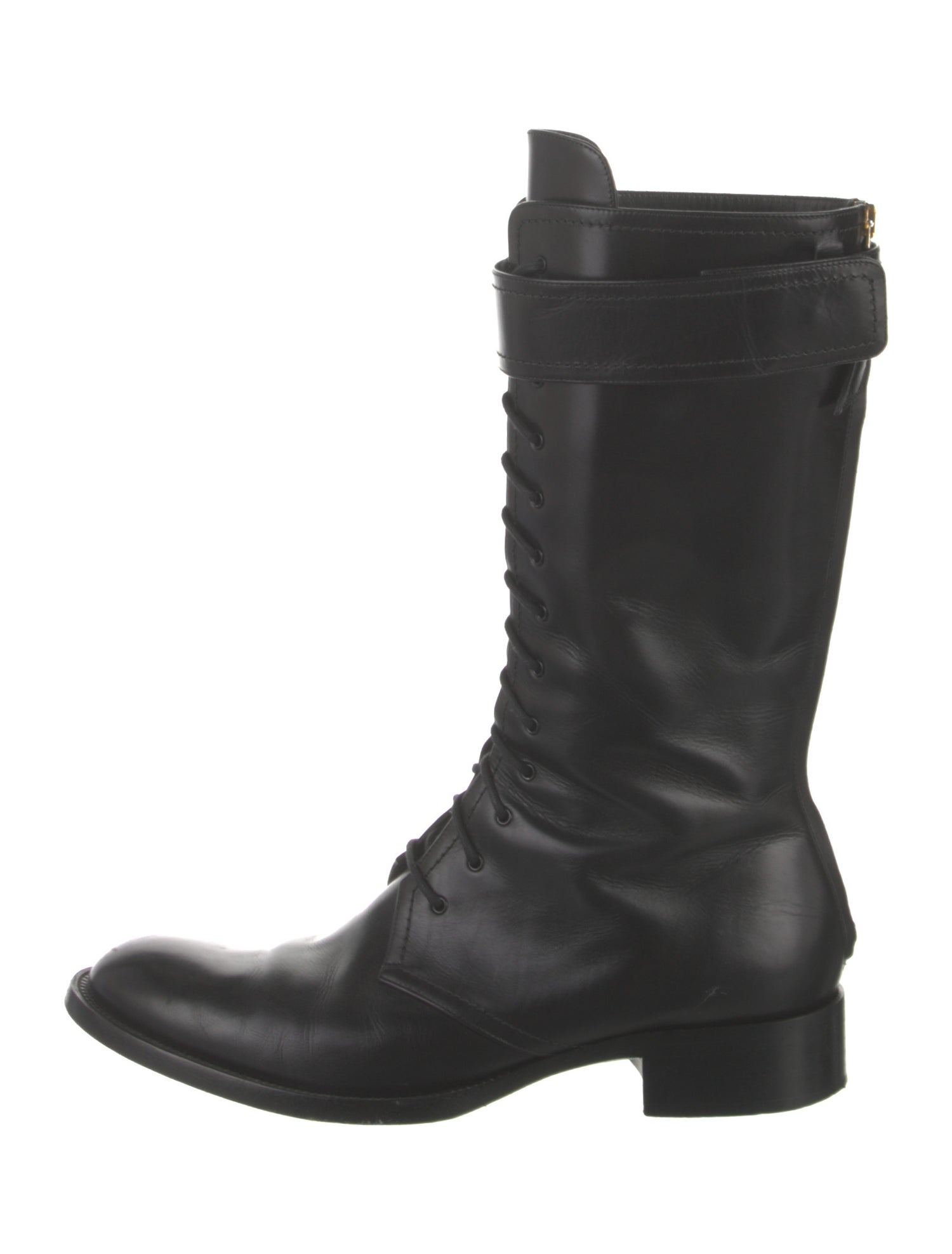 Tamara Mellon Leather Combat Boots