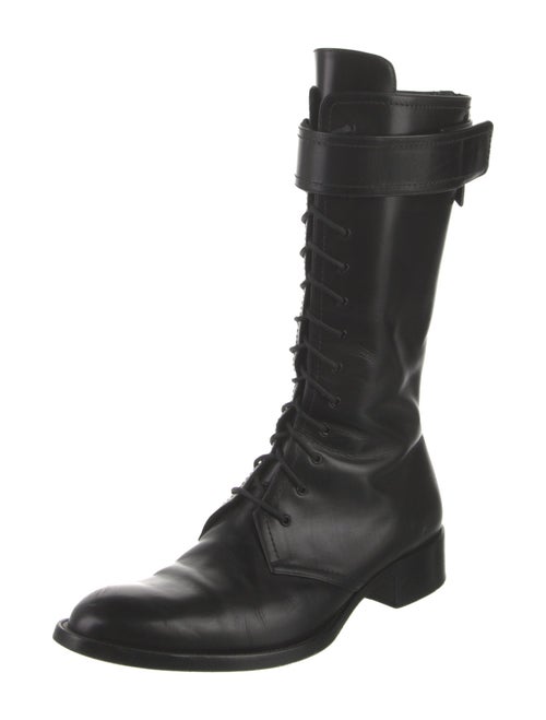 Tamara Mellon Leather Combat Boots