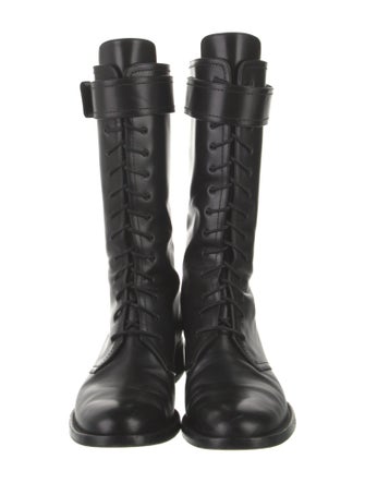 Tamara Mellon Leather Combat Boots