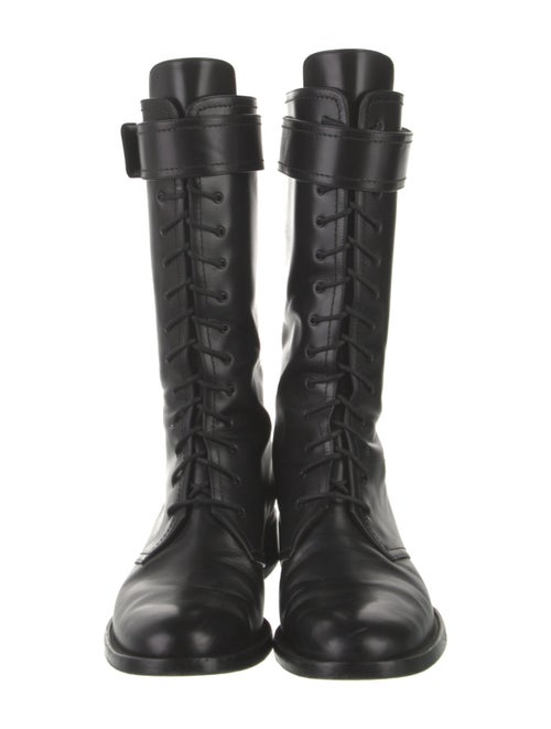 Tamara Mellon Leather Combat Boots