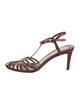 Tamara Mellon Patent Leather T-Strap Sandals