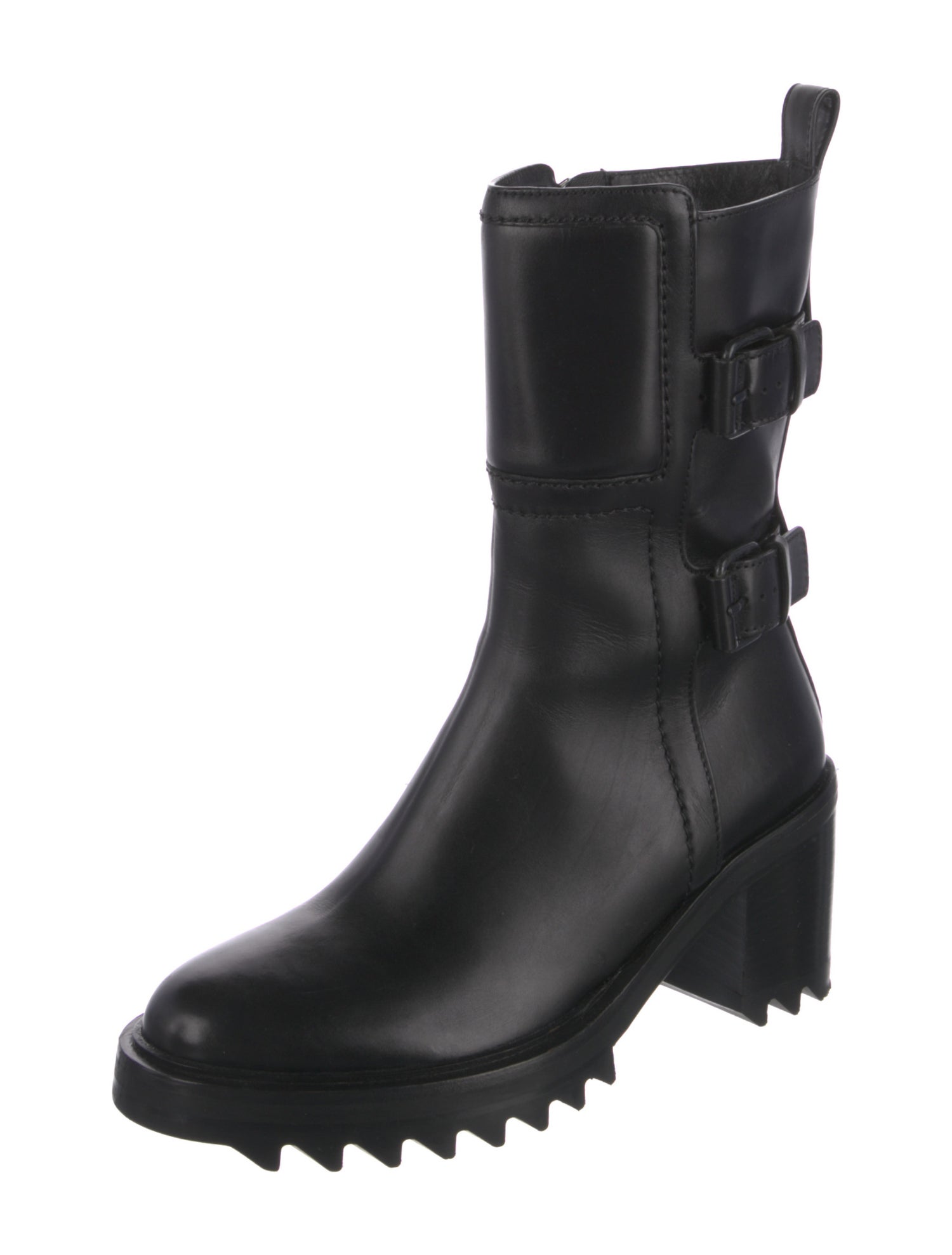 Tamara Mellon Leather Combat Boots