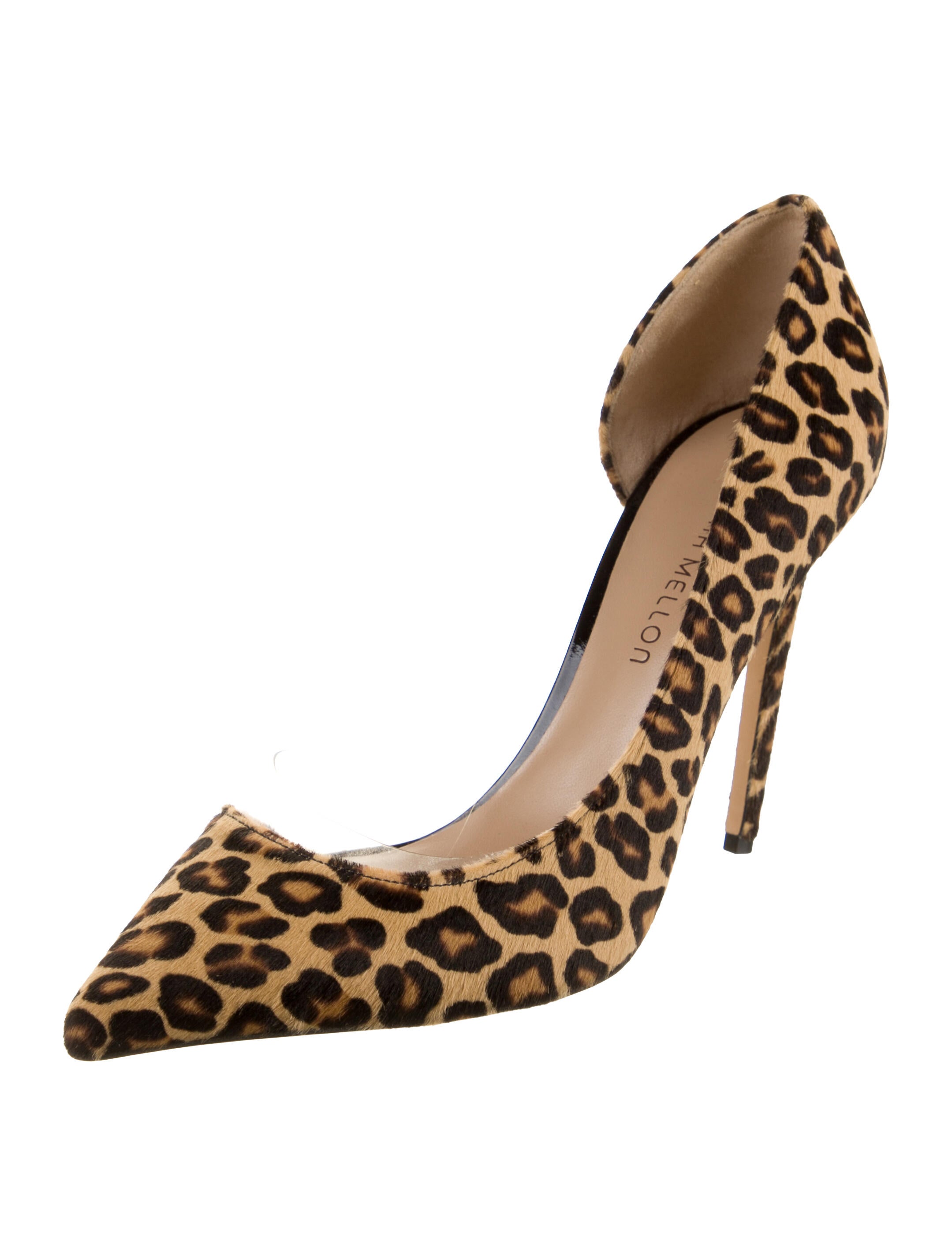 Tamara Mellon Ponyhair Animal Print D'Orsay Pumps