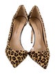 Tamara Mellon Ponyhair Animal Print D'Orsay Pumps