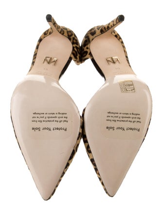 Tamara Mellon Ponyhair Animal Print D'Orsay Pumps