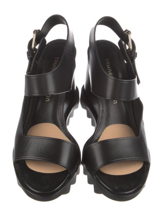 Tamara Mellon Leather Slingback Sandals