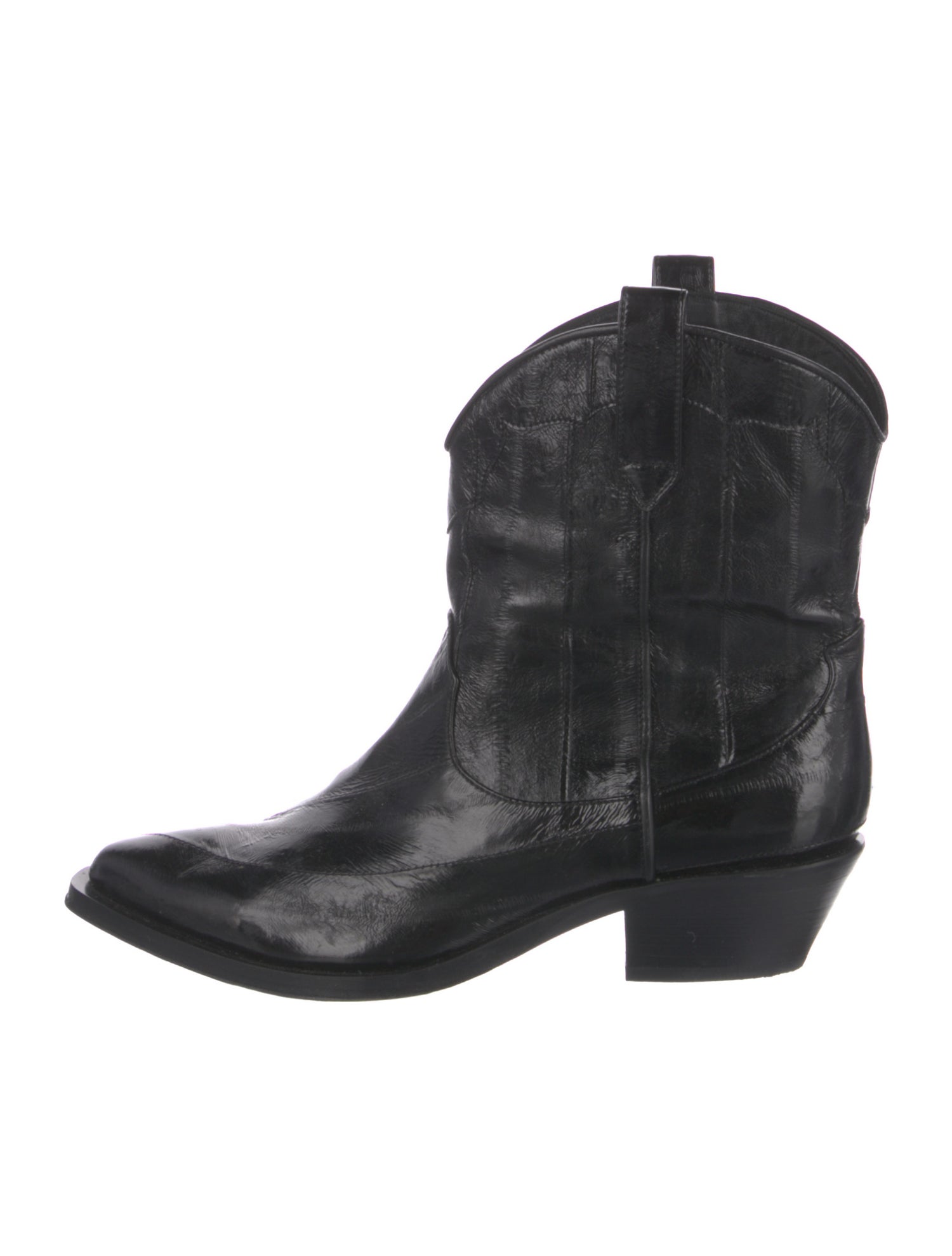 Tamara Mellon Leather Western Boots