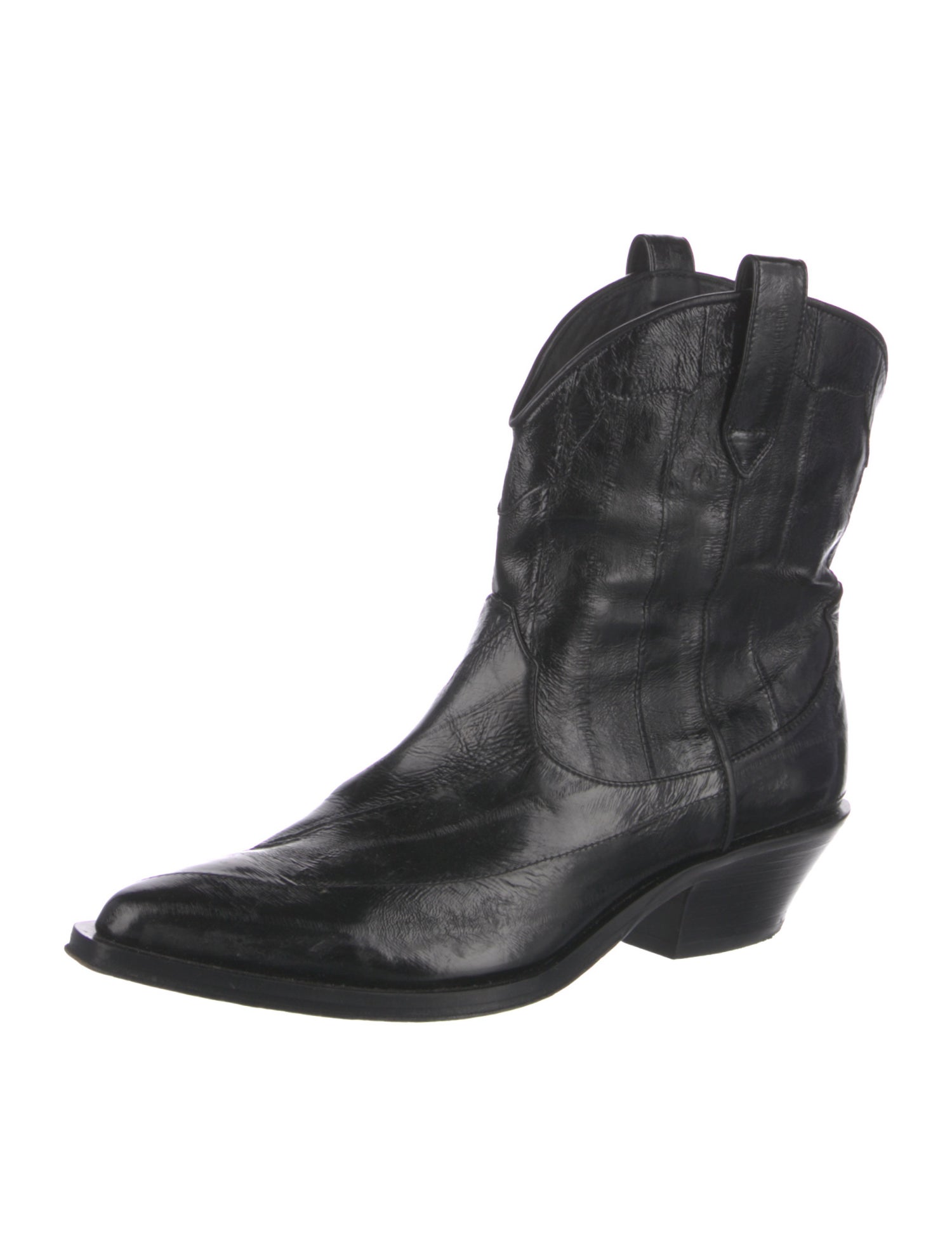 Tamara Mellon Leather Western Boots