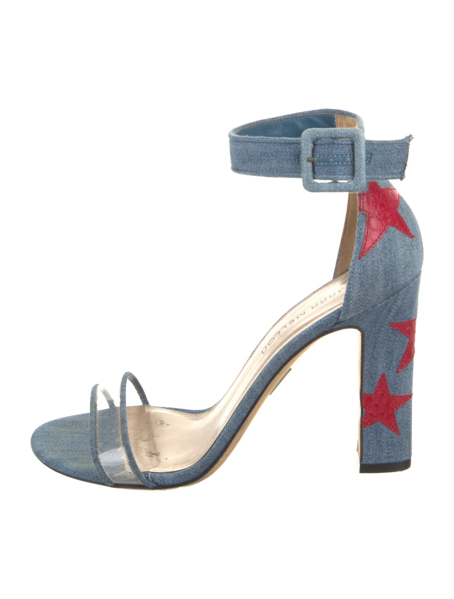Tamara Mellon Denim Sandals