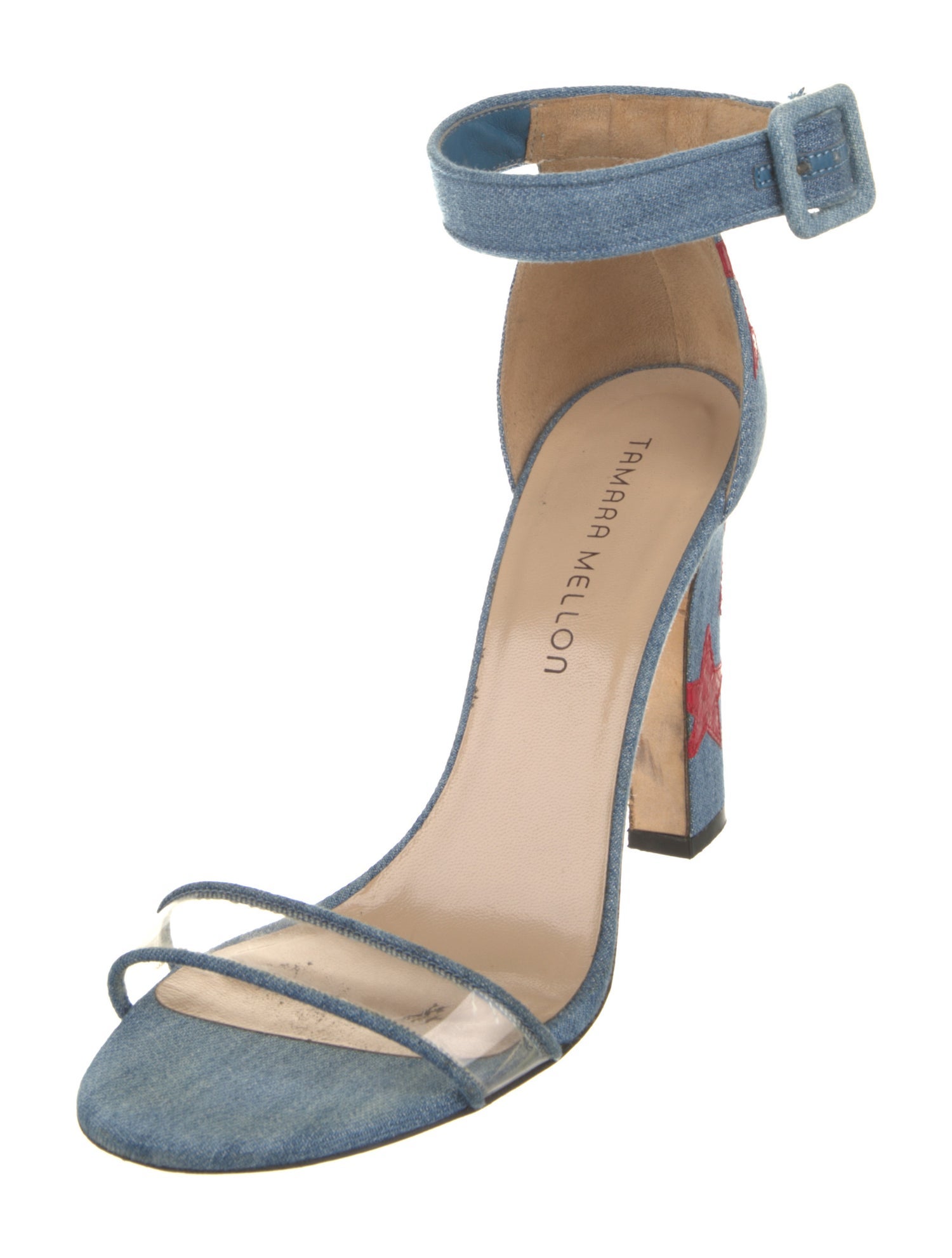 Tamara Mellon Denim Sandals