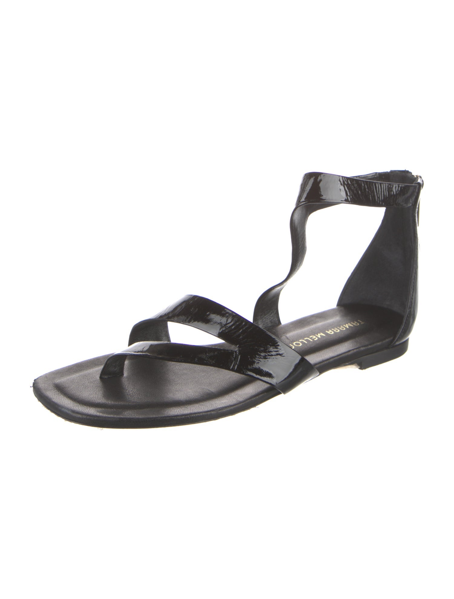 Tamara Mellon Patent Leather Gladiator Sandals