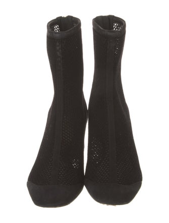 Tamara Mellon Suede Lasercut Accents Boots