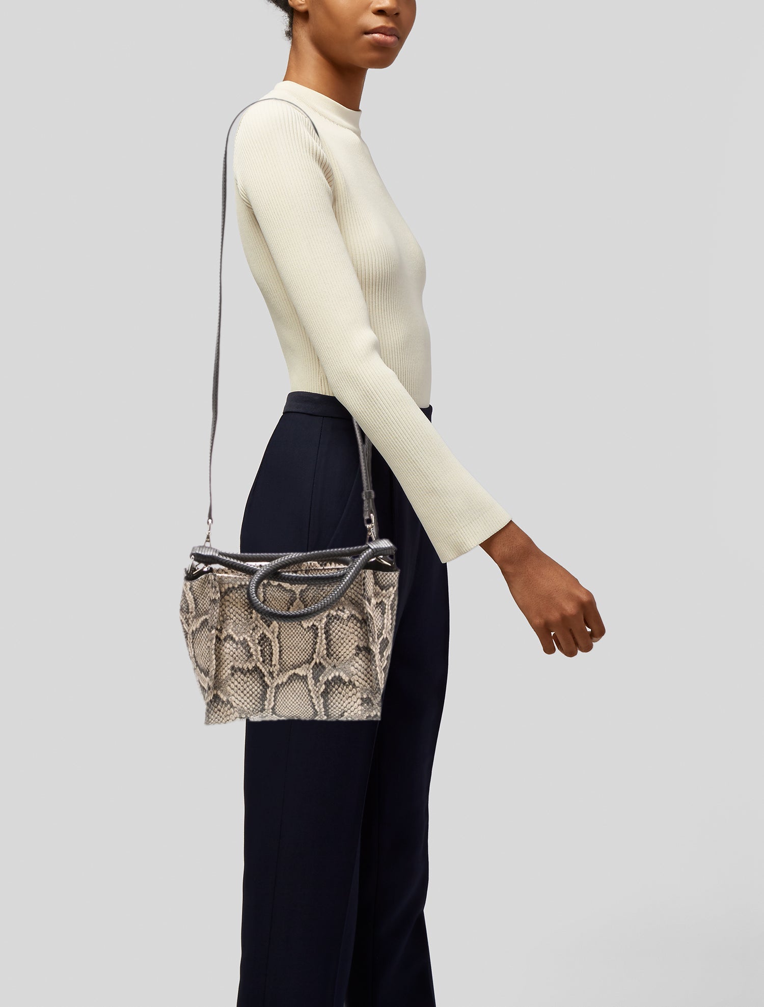 Tamara Mellon Python Shoulder Bag
