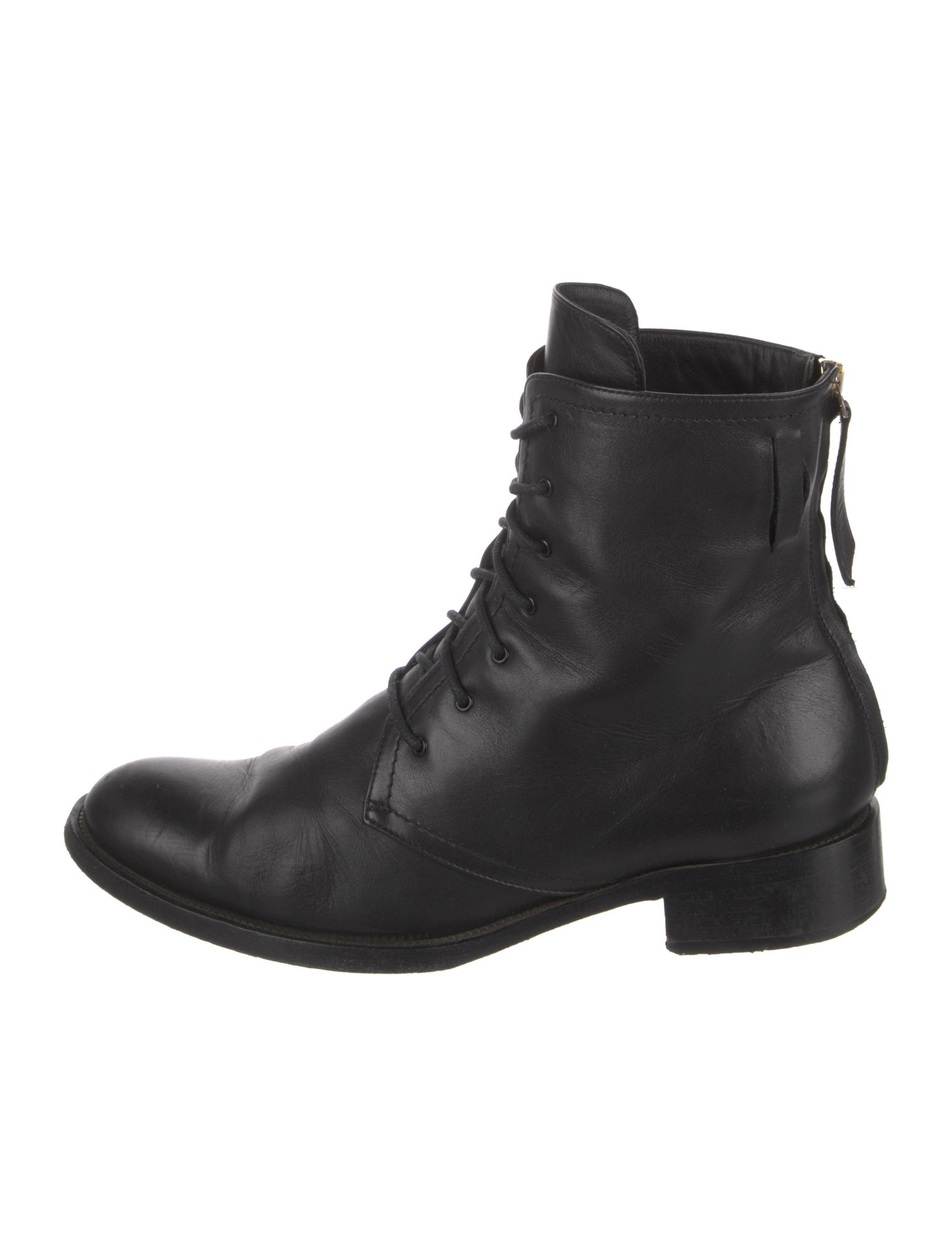 Tamara Mellon Leather Combat Boots