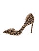 Tamara Mellon Ponyhair Animal Print D'Orsay Pumps