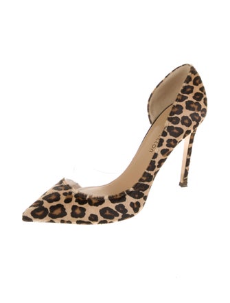 Tamara Mellon Ponyhair Animal Print D'Orsay Pumps