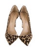 Tamara Mellon Ponyhair Animal Print D'Orsay Pumps