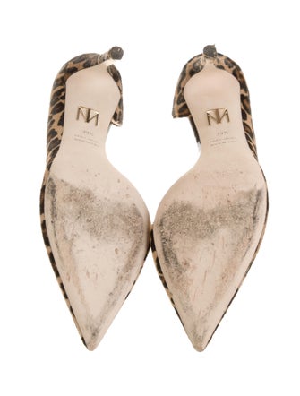 Tamara Mellon Ponyhair Animal Print D'Orsay Pumps