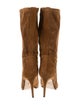 Tamara Mellon Suede Lasercut Accents Boots