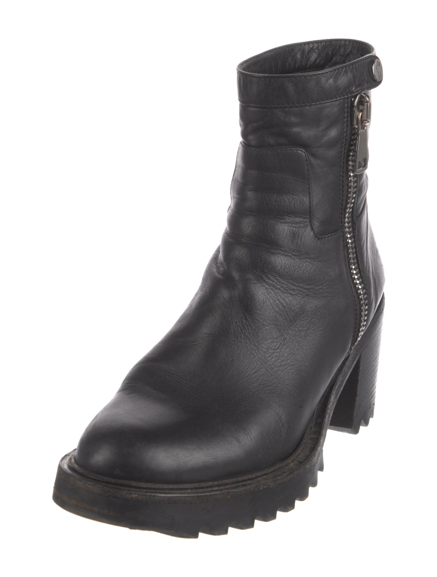 Tamara Mellon Leather Combat Boots