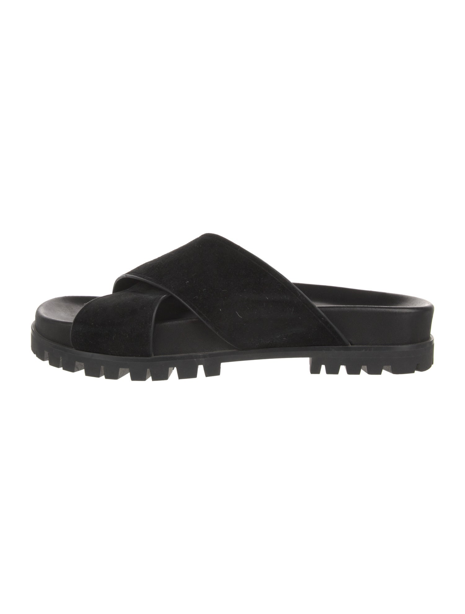 Tamara Mellon Leather Slides