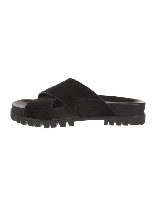 Tamara Mellon Leather Slides