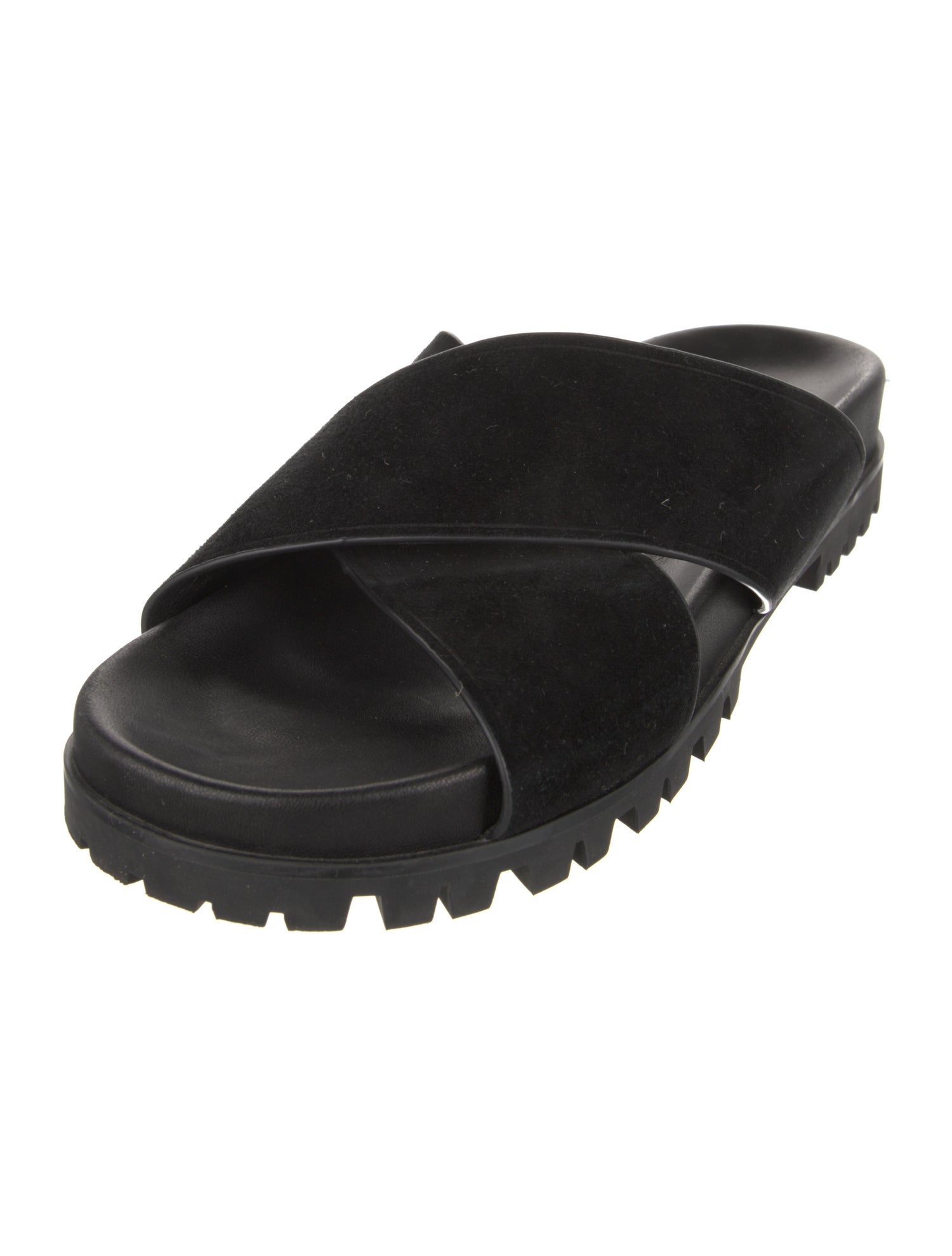 Tamara Mellon Leather Slides