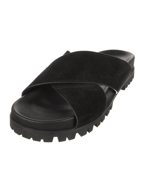 Tamara Mellon Leather Slides