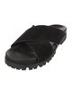 Tamara Mellon Leather Slides