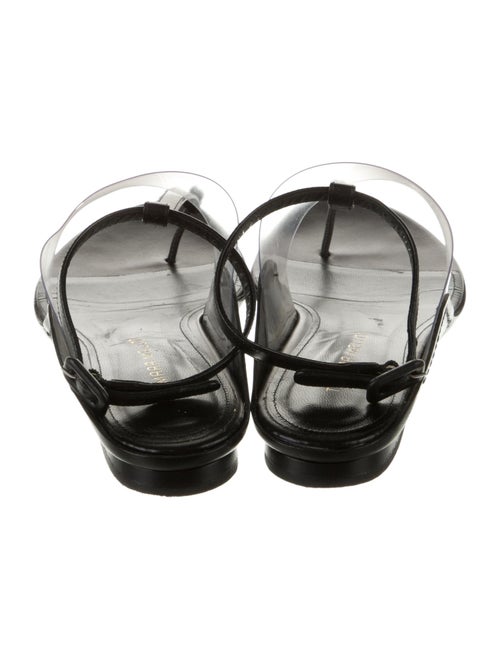 Tamara Mellon Leather T-Strap Sandals