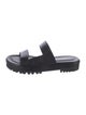 Tamara Mellon Embossed Leather Slides